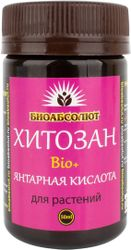 Стимулятор xитозан Bio+ Янтарная кислота БИОАБСОЛЮТ для растений и корн.системы, крупный план