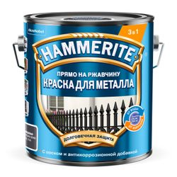 Эмаль по ржавчине Topgrade by Hammerite гладкая RAL7024 графитовая 2 л, крупный план