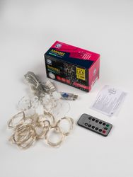 Гирлянда "Занавес"ICLLDM200M-C-USB-RC,200 разноц минидиод,3х2м,8реж,пульт,USB, вид