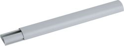 Кабель канал ЭРА KK-30-13-F напольный полукруглый 30х13 мм 2 м серый, изображение