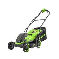 Газонокосилка аккумуляторная GREENWORKS 40В 4Ач 36см, с акб и з/у, GD40LM361, вид