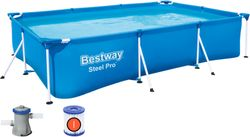 Бассейн каркасный Bestway прямоугольный 300х201х66 см, вид