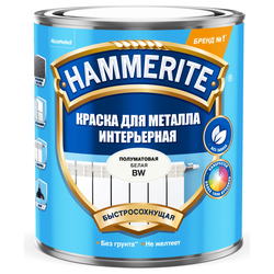Краска Topgrade by Hammerite для металла интерьерная акрил BW 0,9 л, крупный план