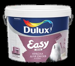 Краска Dulux Easy/Легко обновить обои матовая BW 9 л, крупный план