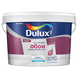 Краска Dulux Easy/Легко обновить обои матовая BW 2,5 л, картинка