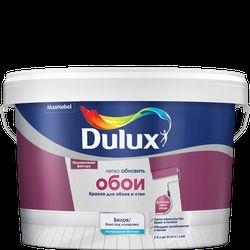 Краска Dulux Easy/Легко обновить обои матовая BW 2,5 л, крупный план