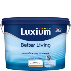 Краска Luxium by Dulux Better Living Antibacterial BW интерьерная 9 л, детальное фото