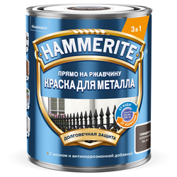 Эмаль по ржавчине Topgrade by Hammerite гладкая RAL8017 коричневая 0,75 л, вид