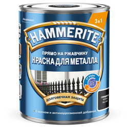 Эмаль по ржавчине Topgrade by Hammerite гладкая RAL9005 черная 0,75 л, детальное фото
