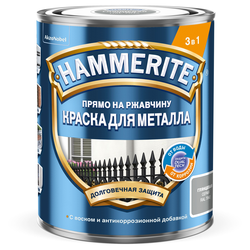Эмаль по ржавчине Topgrade by Hammerite гладкая RAL7042 серая 0,75 л, детальное фото