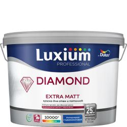 Краска Luxium by Dulux Professional Diamond Extra матовая интерьерная BC 9 л, изображение