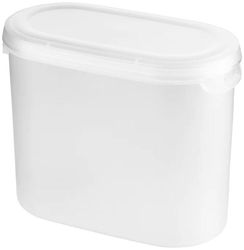 Контейнер для сухих продуктов 1,1 л белый 16х13х9 см, вид