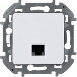 Розетка RJ-45 1 пост Legrand Inspiria белый, детальное фото