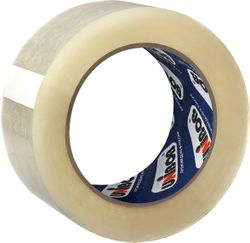 Лента NOVA ROLL упаковочная прозрачная 48х132м, фотография