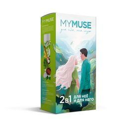 Подарочный набор MY MUSE гель для душа и шампунь-бальзам от перхоти, фото