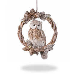 Украшение ErichKrause Decor лес, Сова, 7х3х10см, фотография
