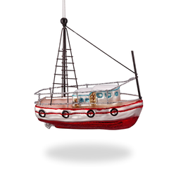 Украшение ErichKrause Decor классика, Рыбацкий баркас, 13х4х13см, изображение