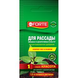 Удобрение минеральное для рассады BONA FORTE универсальное 10 мл, вид