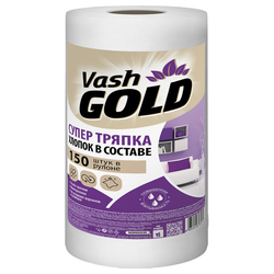 Тряпки Vash gold для уборки в рулоне, 150 листов, фотография