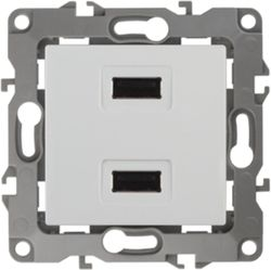 12-4110-01 ЭРА12 Устройство зарядное USB белый, детальное фото