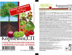 Стимулятор роста МосАгро Корневин СП Стимулятор образования боковых корней 10 г, детальное фото