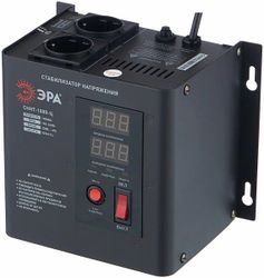 Стабилизатор напряжения СННТ-1000-Ц ЭРА настенный, ц.д., 140-260В/220/В, 1000ВА, изображение