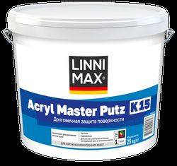 Штукатурка готовая декоративная "Камешковая" LINNIMAX Acryl Master Putz / Акрил Мастер Путц K15 База 1 25 кг, вид