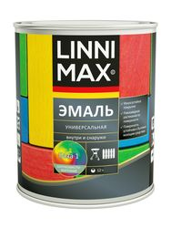 Эмаль алкидная универсальная LINNIMAX Эмаль шелковисто-матовая База 1 2,5 л, изображение