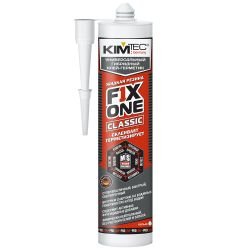 Клей-герметик на основе MS «KIM TEC» FIX ONE (Жидкая Резина), белый, 290 мл, изображение