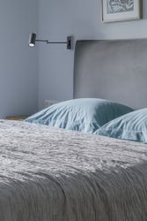 Бра LED 7ВТX4000К Posterior, 14X6X51, Черный, изображение
