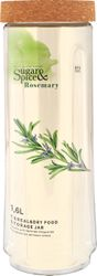 Банка для сыпучих продуктов Sugar&Spice Rosemary 1,6л с пробковой крышкой, фото
