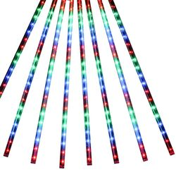 Гирлянда внешняя бахрома SH LIGHTS 320 LED многоцветный 3,5 м, фото