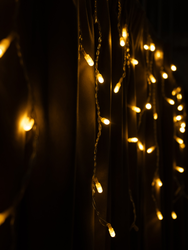 Гирлянда универсальная бахрома SH LIGHTS 100 LED белый 2 м, вид