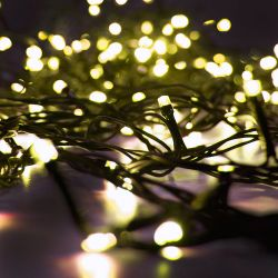 Электрогирлянда Нить 100 тепло белых LED, 10м, 8 режимов, IP20, фото