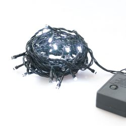 Гирлянда внутренняя нить  SH LIGHTS 200 LED белый 20 м, вид