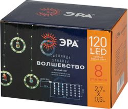 Гирлянда внутренняя занавес Волшебство ЭРА 10 LED желтый 0,5 м, детальное фото