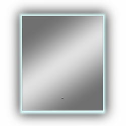 Зеркало "Zaliv Led" 600х700 с бесконтактным сенсором, холодная подсветка, фото