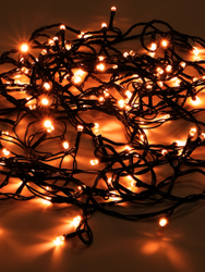 Гирлянда внутренняя нить  SH LIGHTS 120 LED медный 12 м, фото
