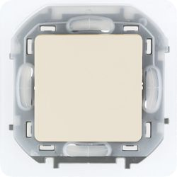Переключатель 1-клавишный Legrand Inspiria 673671 слоновая кость, крупный план