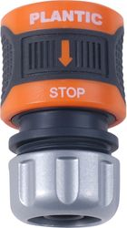 Коннектор c металлическим фиксатором аквастоп Plantic Light 5/8-3/4" 39381-01, картинка