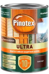 Влагостойкая лазурь Pinotex Ultra Палисандр 0,9 л, детальное фото