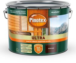 Влагостойкая лазурь Pinotex Ultra Палисандр 9 л, детальное фото