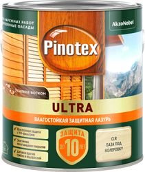 Влагостойкая лазурь Pinotex Ultra CLR база под колеровку 2,5 л, фото
