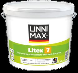 Краска водно-дисперсионная для внутренних работ LINNIMAX Litex 7 / Литекс 7 База 3 8,46 л, фотография