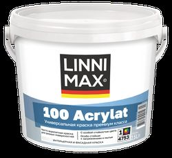 Краска водно-дисперсионная LINNIMAX 100 Acrylat / 100 Акрилат База 1 2,5 л, крупный план