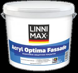 Краска водно-дисперсионная LINNIMAX Acryl Optima Fassade / Оптима Фасад База 1 9 л, картинка
