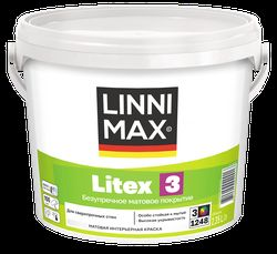 Краска водно-дисперсионная LINNIMAX Litex 3 / Литекс 3 База 3 2,35 л, вид