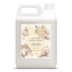 Крем-мыло жидкое увлажняющее Milana жемчужное, Grass 5 л, картинка