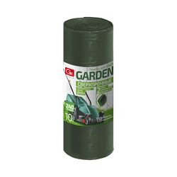 Пакеты для мусора Grifon Proff Garden двухслойные 240 л, зеленый, 10 шт, картинка