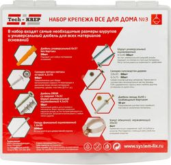Набор крепежа Tech-KREP "Все для дома" №3, фотография
